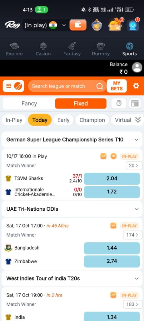 RS9 Game App Download